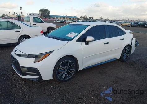 2020 Toyota Corolla Se z USA, uszkodzony, nr VIN 5YFS4RCE7LP016442